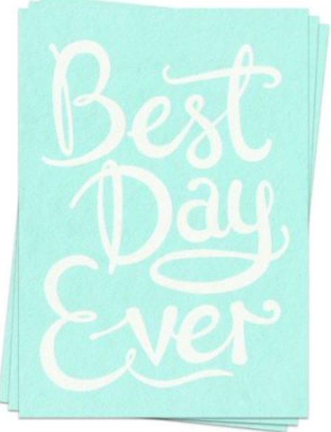 The best day ever.