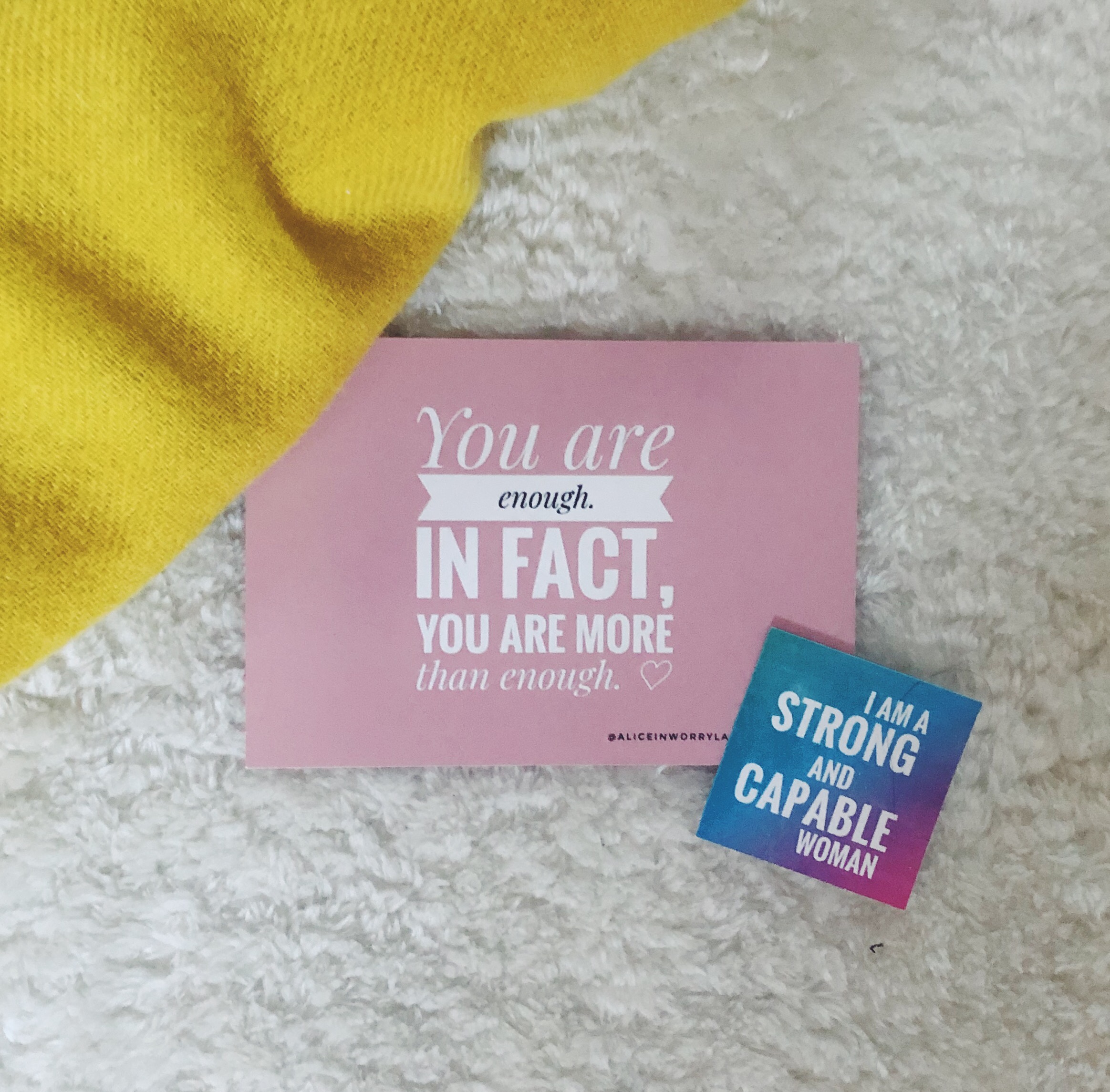 Positive affirmation