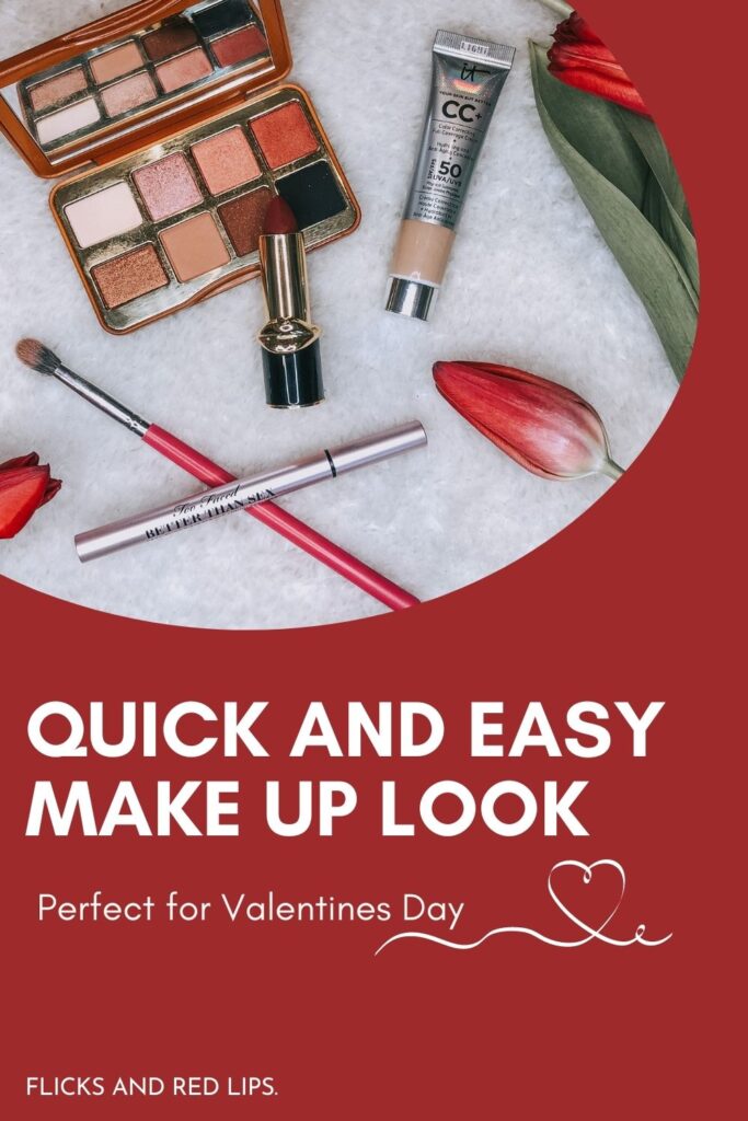 Valentines make up pin